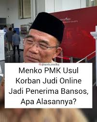 Pemerintah: Korban Judi Online Dan Program Bantuan Sosial