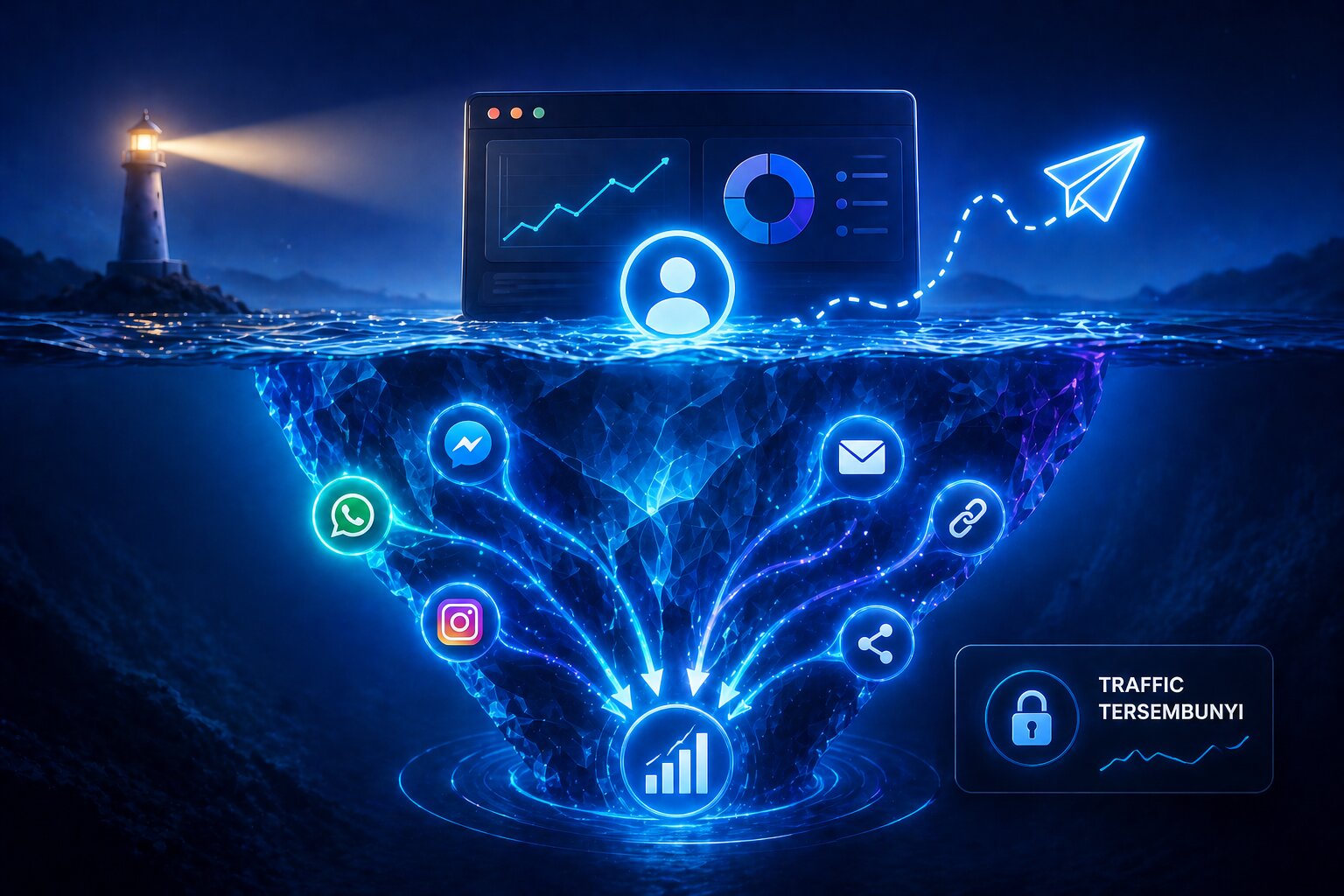 Cara Tracking Share Link dari Aplikasi Chat untuk Memahami Dark Social dan Traffic Tersembunyi Tahun 2026