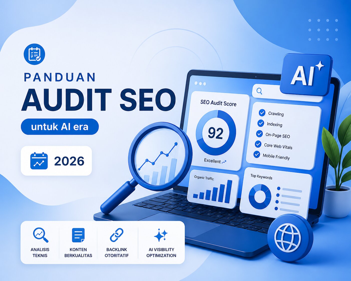 Audit Performa Website untuk AI Agents agar Kualitas SEO Modern Tetap Stabil dan Kompetitif di Tahun 2026