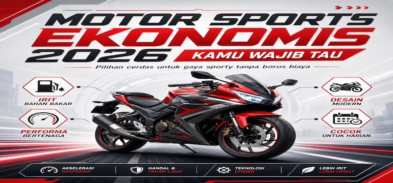 Motor Sports Ekonomis 2026 yang Wajib Kamu Tahu