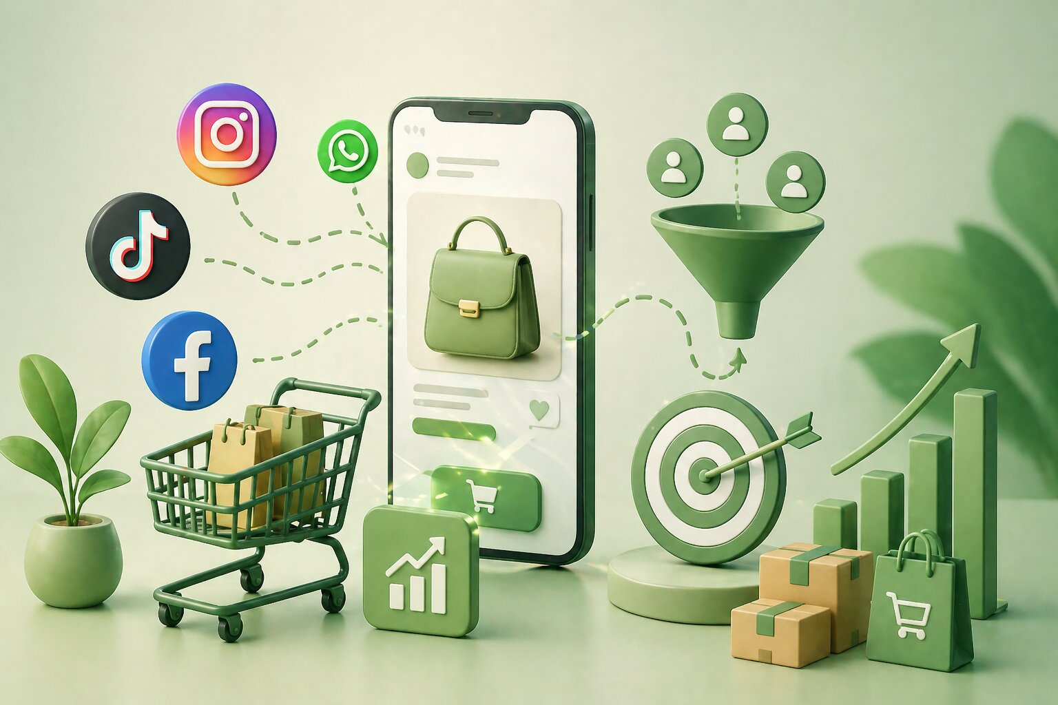 Optimasi Konten Media Sosial agar Meningkatkan Konversi Toko Online E-Commerce melalui Strategi Data dan Psikologi Konsumen