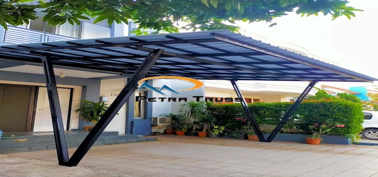 Jasa Pemasangan Kanopi Baja Ringan Berkualitas untuk Rumah dan Ruko Modern