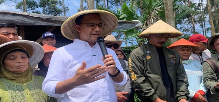Anies Lebih Memilih Contract Farming Dibandingkam Program Food Estate